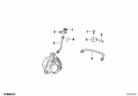 K75C (K569) BRAKE PIPE, FRONT parts diagram