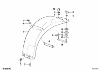 K75C (K569) WHEEL COVER, REAR parts diagram