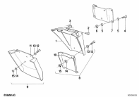 K75C (K569) REGISTRATION PLATE MOUNTING parts diagram