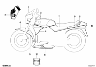 K75C (K569) PAINTED PARTS 675 ROT parts diagram