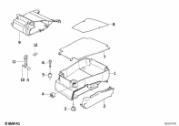 K75C (K569) TOOL BOX parts diagram