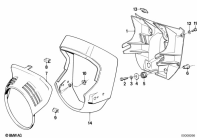 K75C (K569) COCKPIT TRIM PANEL parts diagram