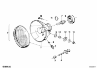K75C (K569) HEADLIGHT parts diagram