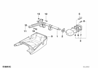 K75C (K569) PRIORITY VEHICLE LIGHT MOUNTING PARTS parts diagram