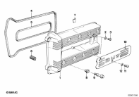 K100 (K589) CYLINDER HEAD COVER parts diagram