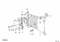 K100 (K589) TIMING CASE COVER parts diagram
