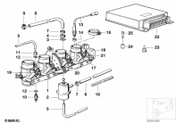 K100 (K589) THROTTLE HOUSING ASSY/CONTROL UNIT parts diagram