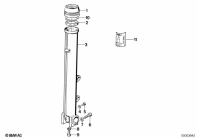 K100 (K589) FORK SLIDER parts diagram