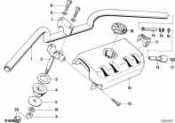 K100 (K589) HANDLEBAR parts diagram