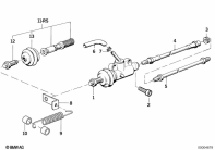 K100 (K589) REAR BRAKE MASTER CYLINDER parts diagram