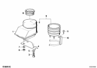 K100 (K589) FLUID CONTAINER REAR parts diagram