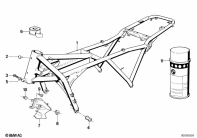 K100 (K589) FRAME parts diagram