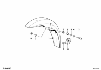 K100 (K589) MUDGUARD FRONT parts diagram