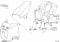K100 (K589) COCKPIT TRIM PANEL parts diagram