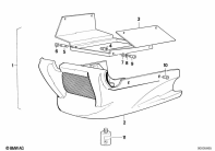K100 (K589) ENGINE SPOILER parts diagram
