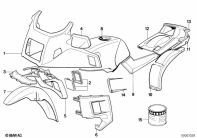 K100 (K589) PAINTED PARTS 653 TOSKANAGRÜN parts diagram