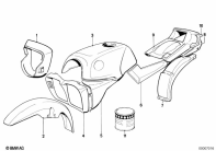 K100 (K589) PAINTED PARTS 575 ROT parts diagram