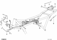 K100 (K589) CABLE HARNESS COVER FRONT/REAR parts diagram