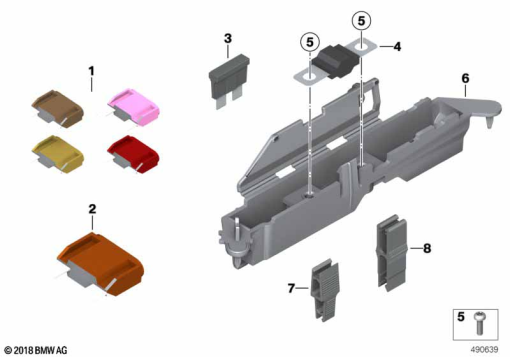 G650GS 10-15 (R131) FUSES exploded view parts diagram