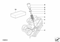 G650GS 10-15 (R131) TIMING GEAR - INTAKE VALVE/EXHAUST VALVE parts diagram