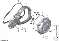 G650GS 10-15 (R131) ENGINE HOUSING COVER, LEFT parts diagram
