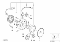 G650GS 10-15 (R131) ALTERNATOR parts diagram