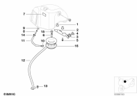 G650GS 10-15 (R131) INTAKE MUFFLER, MOUNTING PARTS parts diagram