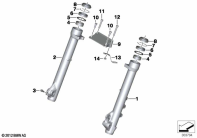 G650GS 10-15 (R131) FORK SLIDER parts diagram