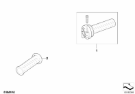 G650GS 10-15 (R131) HANDLEBAR GRIPS parts diagram
