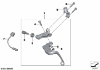 G650GS 10-15 (R131) CLUTCH CONTROL ASSEMBLY parts diagram