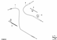 G650GS 10-15 (R131) BOWDEN CABLES parts diagram