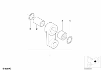 G650GS 10-15 (R131) REAR SWING ARM RADIUS ROD parts diagram