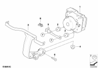 G650GS 10-15 (R131) PRESSURE MODULATOR ABS parts diagram
