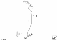 G650GS 10-15 (R131) BRAKE PIPE, FRONT, WITHOUT ABS parts diagram