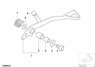 G650GS 10-15 (R131) BRAKE PEDAL parts diagram