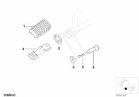 G650GS 10-15 (R131) REAR FOOTRESTS parts diagram