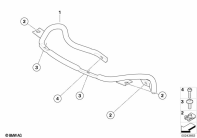 G650GS 10-15 (R131) TUBE FOR TRIM COVER HOLDER parts diagram