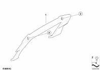 G650GS 10-15 (R131) TRIM FOR TRIM COVER MOUNT parts diagram