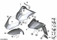 G650GS 10-15 (R131) WHEEL COVER, FRONT parts diagram