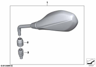 G650GS 10-15 (R131) MIRROR parts diagram