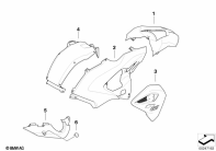 G650GS 10-15 (R131) PAINTED PARTS YN60/YN61 AURAWEISS parts diagram