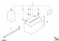 G650GS 10-15 (R131) BATTERY parts diagram