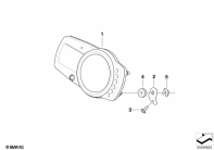 G650GS 10-15 (R131) INSTRUMENT CLUSTER parts diagram