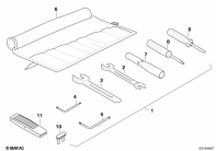 G650GS 10-15 (R131) CAR TOOL parts diagram