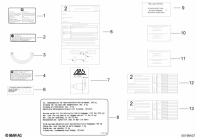 G650GS 10-15 (R131) LABEL parts diagram