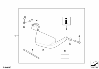 G650GS 10-15 (R131) HAND PROTECTOR parts diagram
