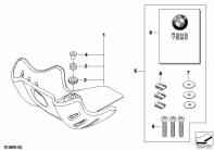 G650GS 10-15 (R131) ENGINE GUARD, ALUMINUM parts diagram
