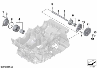 F700GS (K70) SINGLE PARTS FOR OIL PUMP parts diagram