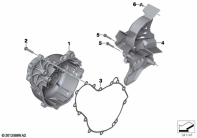 F700GS (K70) ENGINE HOUSING COVER, RIGHT parts diagram