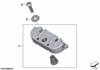 F700GS (K70) BRACKET, CONTROL UNIT parts diagram